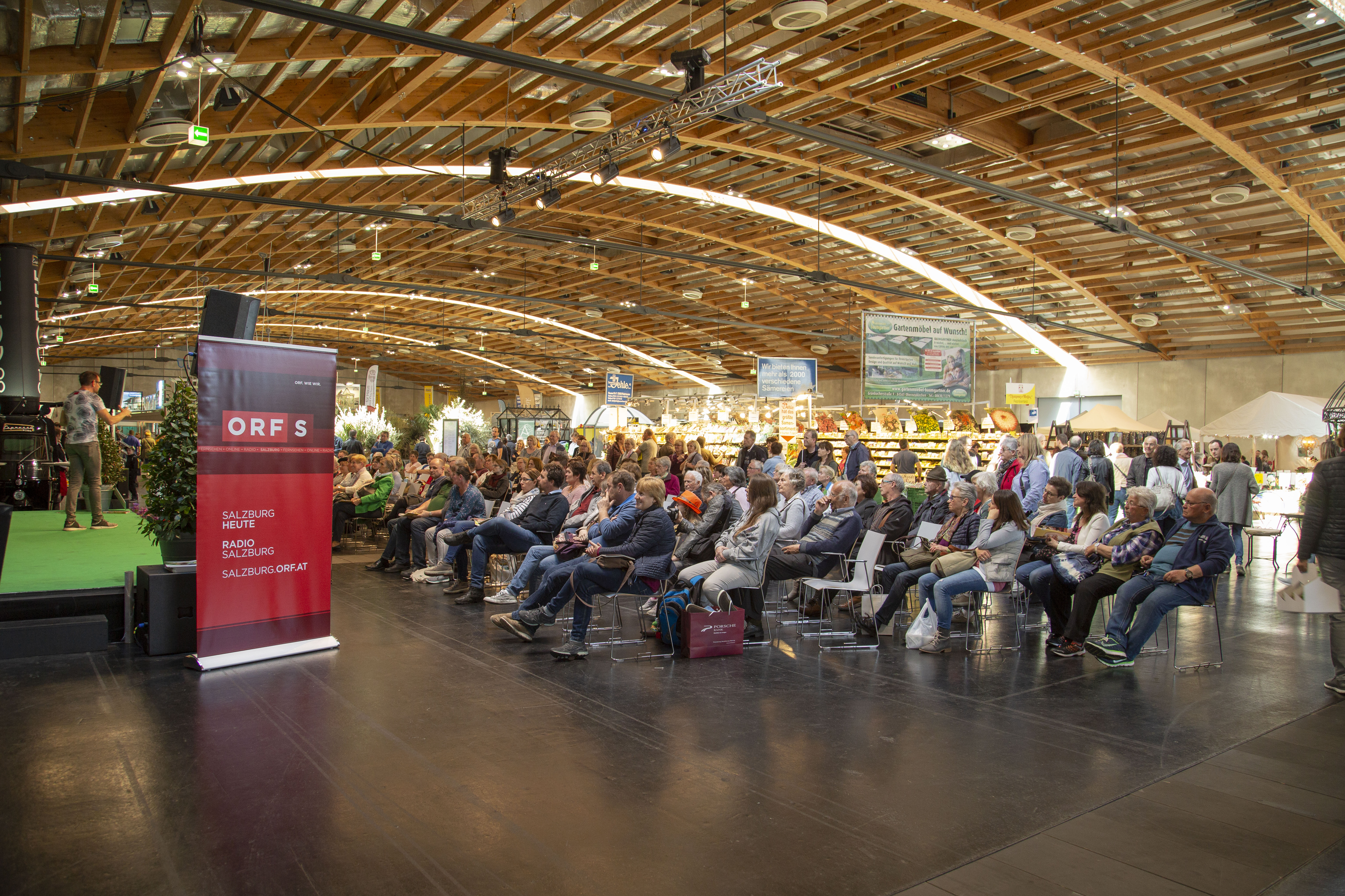 Auch der Biogärtner Karl Ploberger stand bereits auf der Bühne.