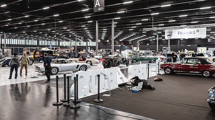 Unzählige Oldtimer können auf der Classic Expo besichtigt werden.