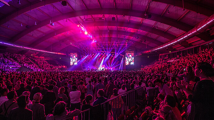 Für ausgelassene Stimmung in der Salzburgarena sorgte Andreas Gabalier.