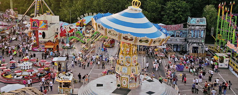 Volksfeststimmung der Salzburg Dult