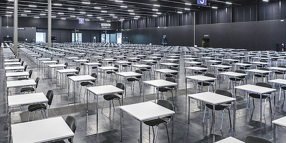 Aufnahmeverfahren 2020 im Messezentrum Salzburg