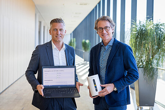 Geschäftsführer MZS DI (FH) Alexander Kribus, Generaldirektor Salzburg AG Dr. Leonhard Schitter